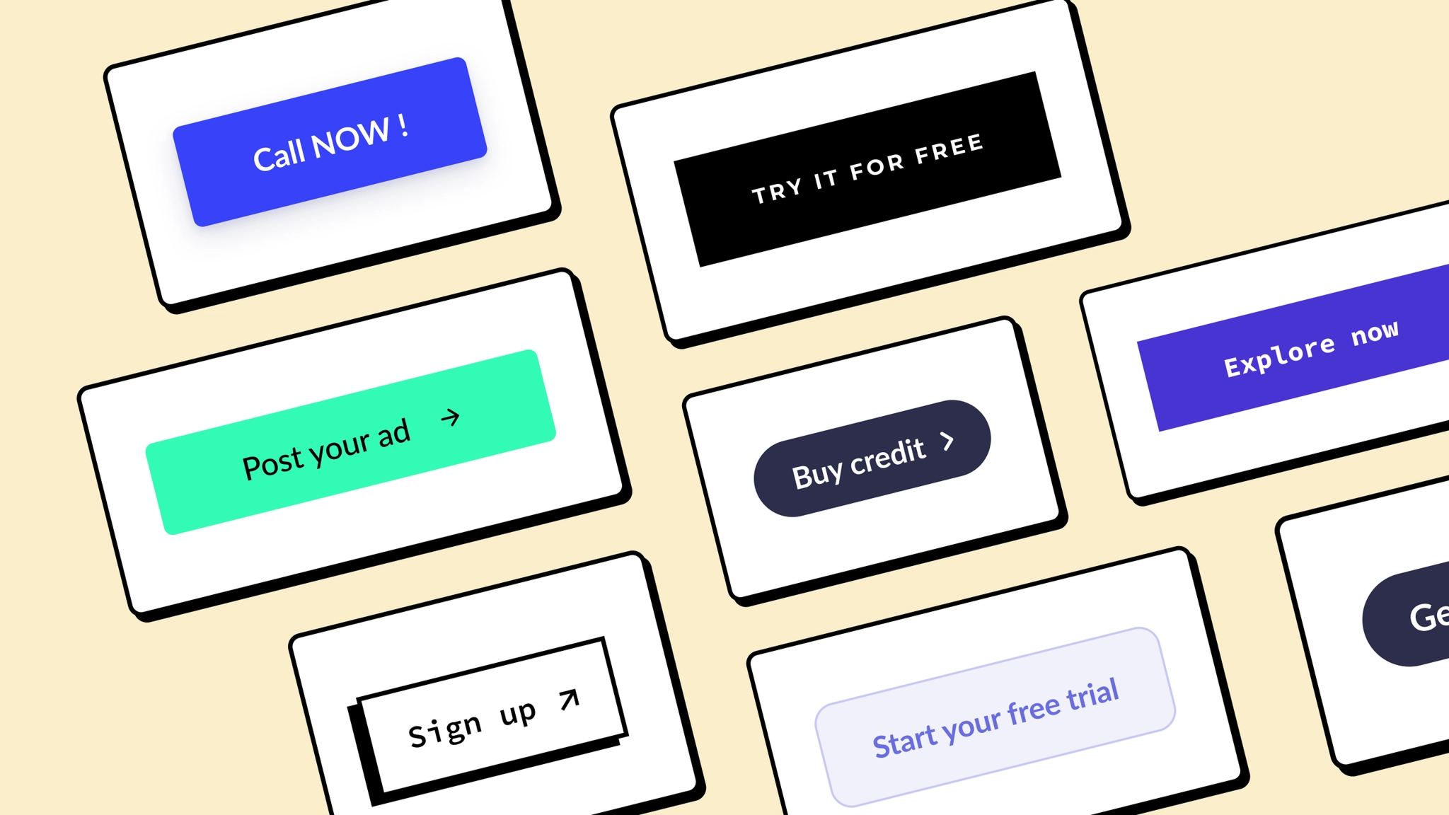 Profile screen — CTA optimization overview