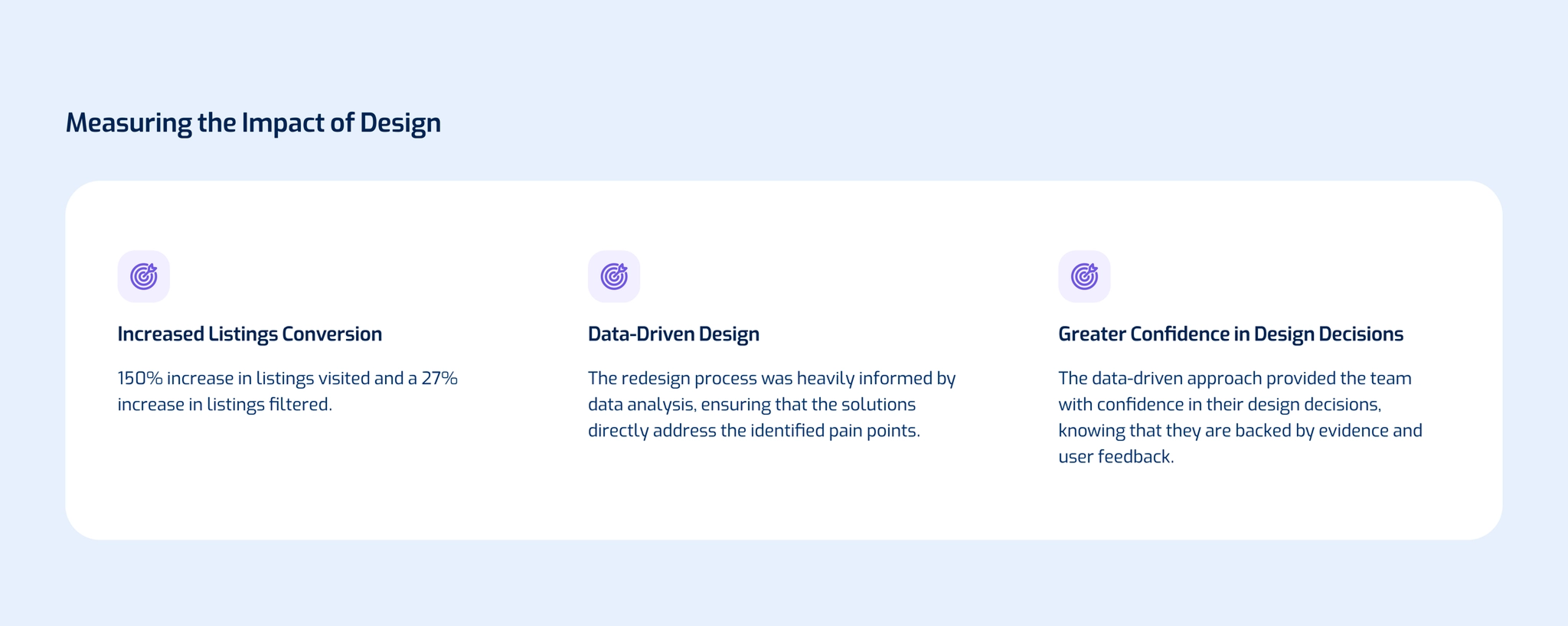 Impact — Results & metrics